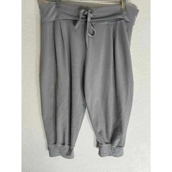 VICTORIA’S SECRET Ribbed Lavender Jogger Lounge Pants M Drawstring - Picture 2 of 13